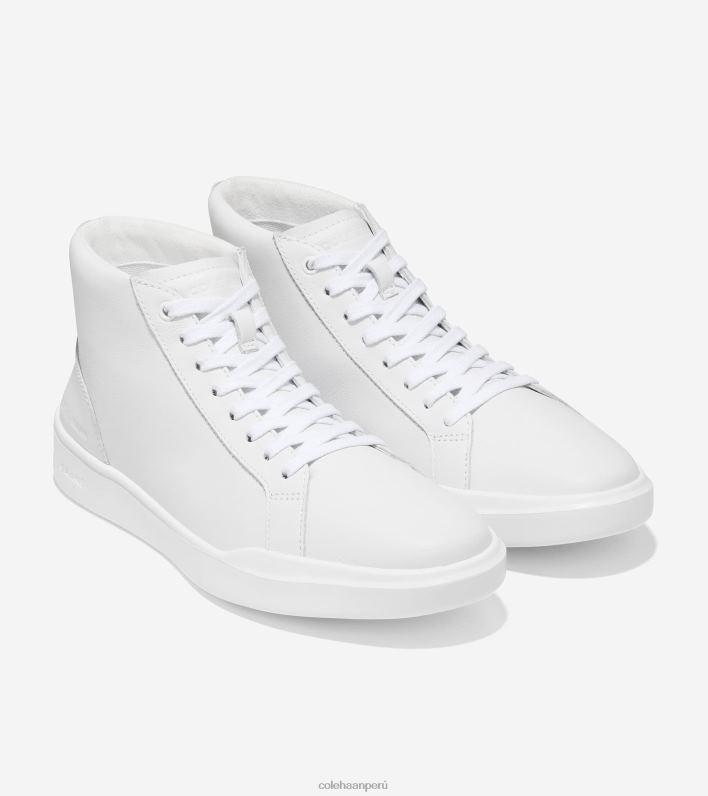 hombres blanco Cole Haan zapatilla de deporte grand crosscourt modern mid calzado 8FVV479