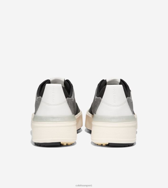 hombres blanco negro Cole Haan zapato de golf grandpro crew calzado 8FVV404