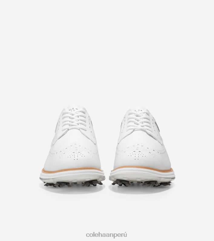 hombres blanco óptico-natural Cole Haan zapato de golf original grand tour calzado 8FVV483