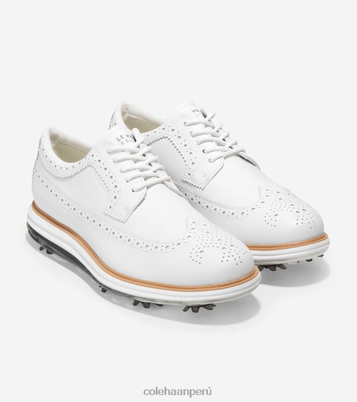 hombres blanco óptico-natural Cole Haan zapato de golf original grand tour calzado 8FVV483