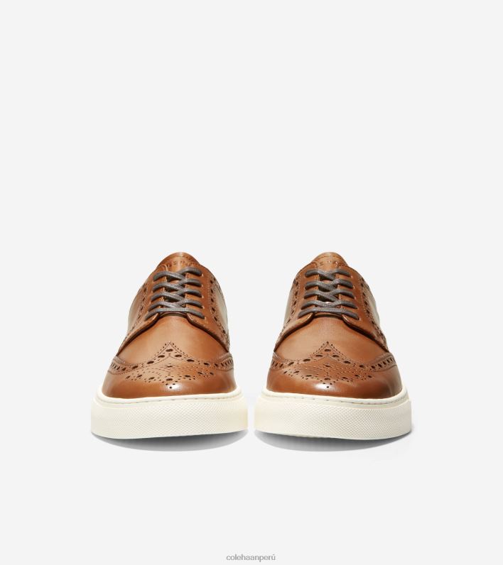 hombres bronceado británico Cole Haan tenis winslow con punta de ala calzado 8FVV424