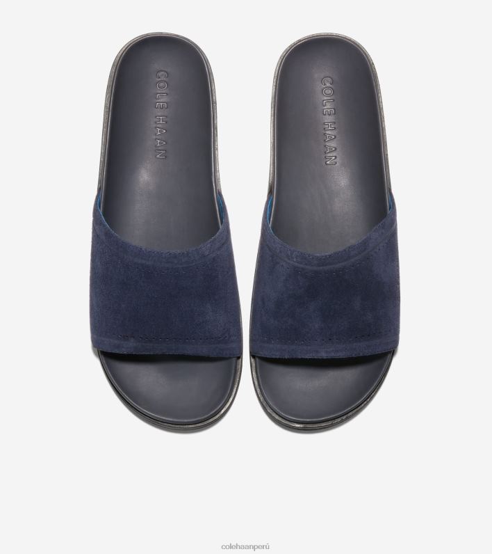 hombres chaqueta azul marino Cole Haan sandalias clásicas modernas calzado 8FVV250