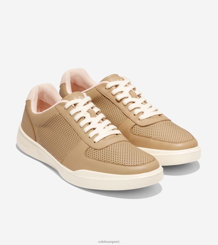 hombres estrella de mar-beige vachetta-egret Cole Haan zapatilla de tenis moderna grand crosscourt calzado 8FVV342