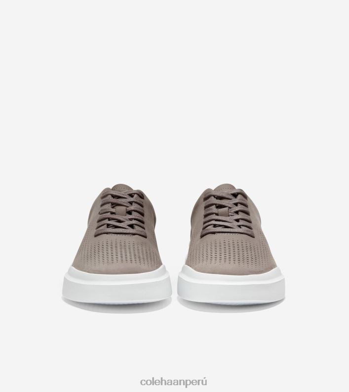 hombres ironstone-blanco óptico Cole Haan tenis grandpro rally cortados con láser calzado 8FVV264