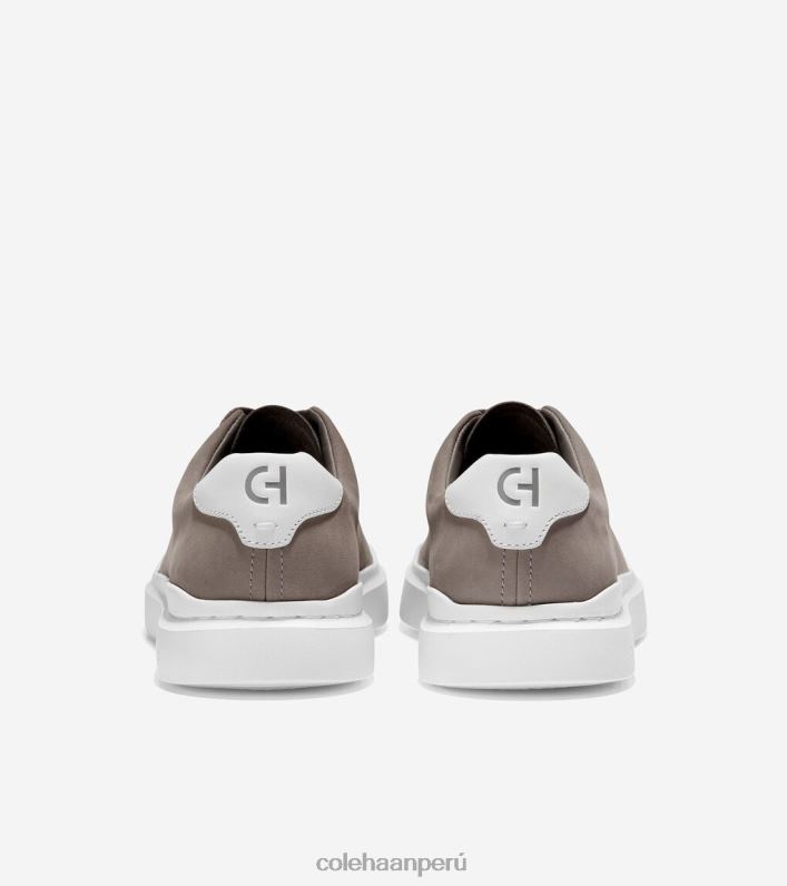 hombres ironstone-blanco óptico Cole Haan tenis grandpro rally cortados con láser calzado 8FVV264