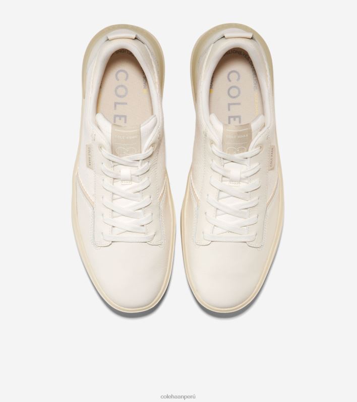 hombres marfil-angora Cole Haan tenis grandpro crew calzado 8FVV304