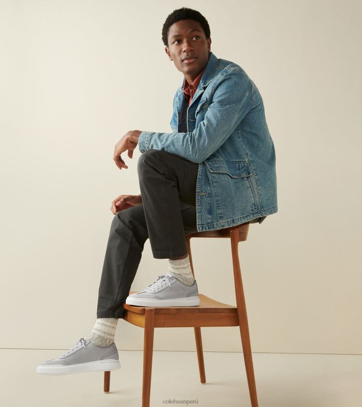 hombres microchip-blanco óptico Cole Haan tenis grandpro rally con puntera en t calzado 8FVV348