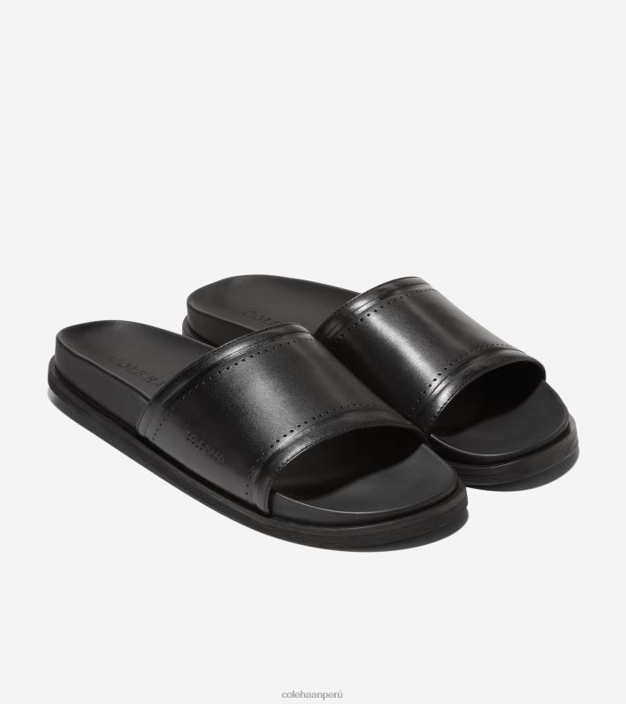 hombres negro Cole Haan sandalias clásicas modernas calzado 8FVV252