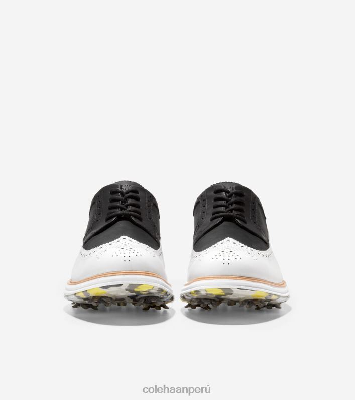 hombres negro-blanco óptico Cole Haan zapato de golf original grand tour calzado 8FVV484