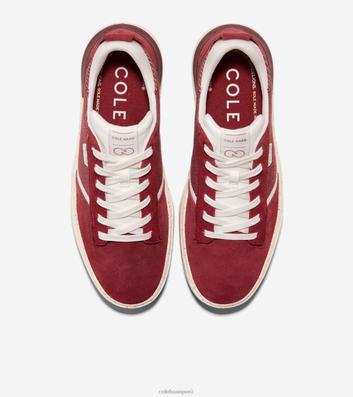 hombres syrah-marfil Cole Haan tenis grandpro crew calzado 8FVV305