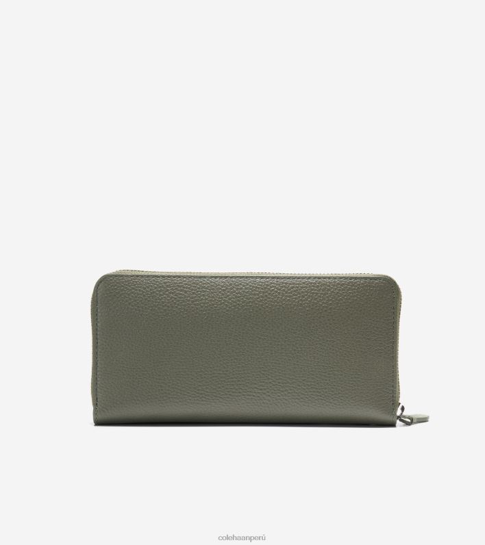 mujer bloque de color de garza verde y aceite de hoja de té Cole Haan billetera continental de ciudad accesorios 8FVV493