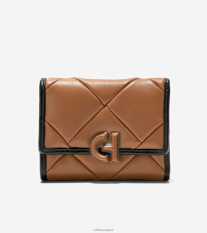 mujer negro caramelo Cole Haan cartera triple bryant accesorios 8FVV498