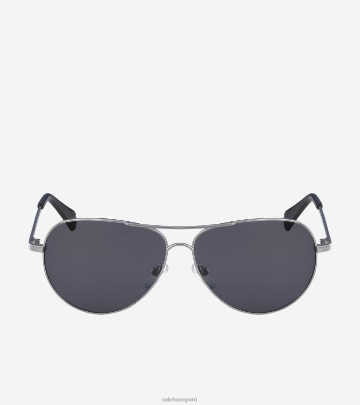 mujer plata Cole Haan gafas de sol de aviador clásicas accesorios 8FVV529