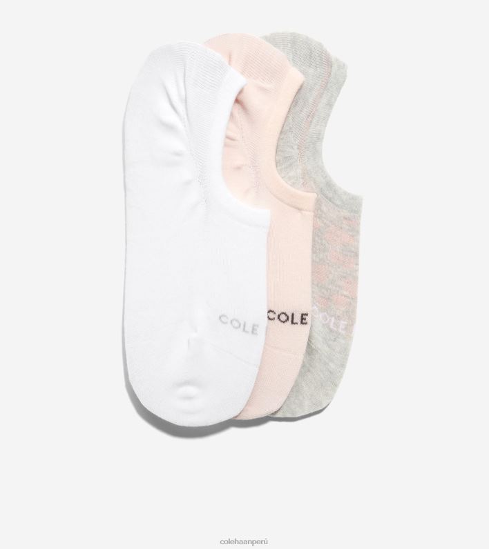 mujer gris Cole Haan forro de zapatillas de 3 paquetes accesorios 8FVV504