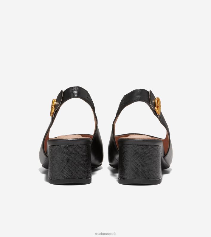 mujer cuero negro Cole Haan la bomba destalonada favorita de 45 mm calzado 8FVV221