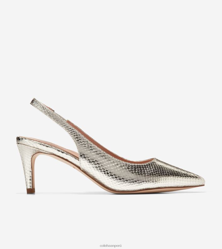 mujer impresión de círculo de oro Cole Haan bomba con correa trasera vandam calzado 8FVV151