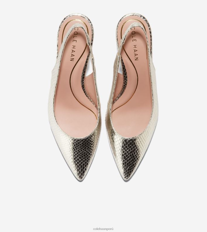 mujer impresión de círculo de oro Cole Haan bomba con correa trasera vandam calzado 8FVV151