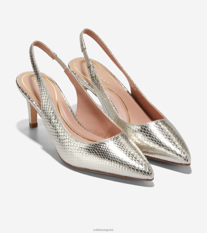 mujer impresión de círculo de oro Cole Haan bomba con correa trasera vandam calzado 8FVV151