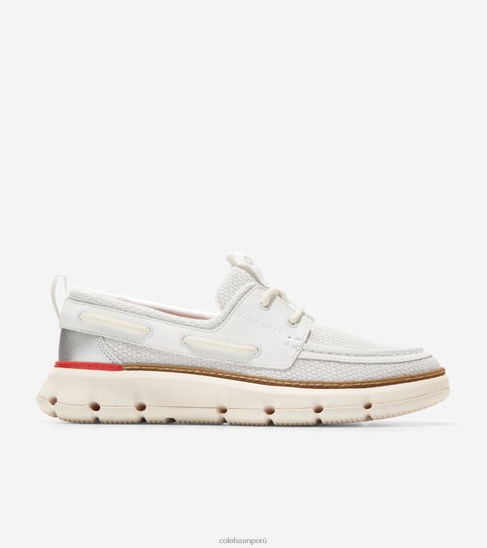 mujer blanc-rojo amapola Cole Haan 4.zapato náutico de regata zerogrand calzado 8FVV17