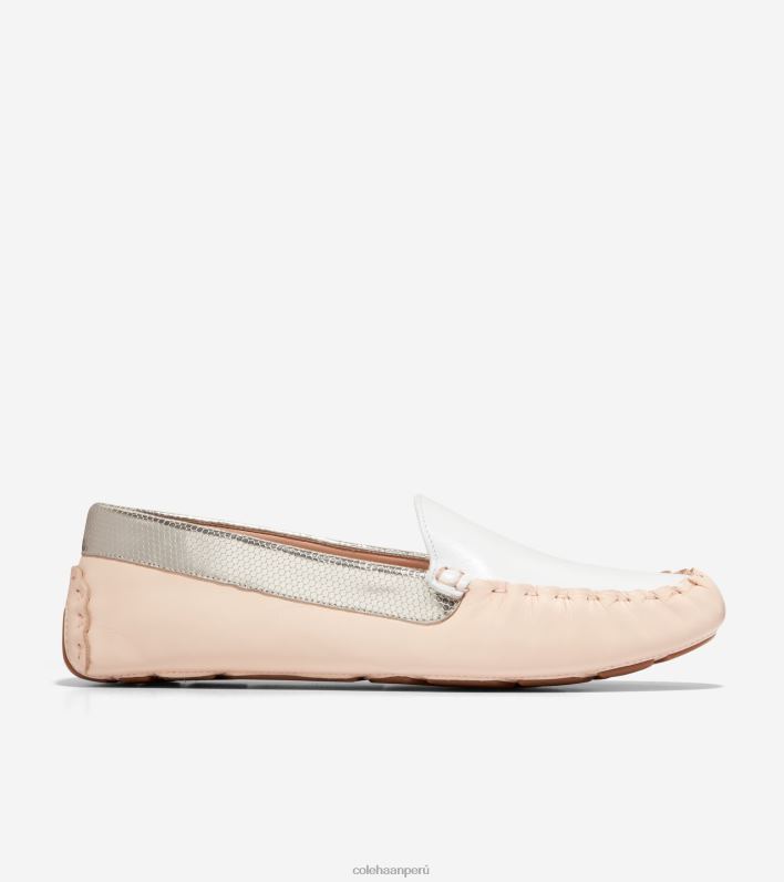 mujer bronceado-metálico-marfil Cole Haan conductor de evelyn calzado 8FVV65