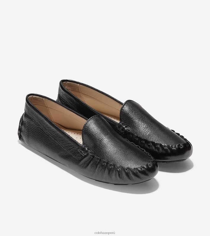 mujer cuero negro Cole Haan conductor de evelyn calzado 8FVV67