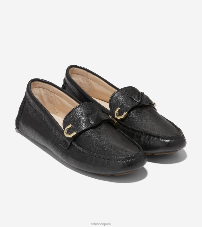 mujer cuero negro Cole Haan controlador de arco evelyn calzado 8FVV72