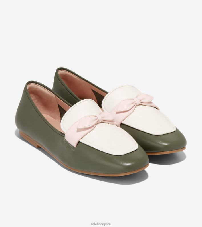 mujer hoja de té-garceta-agua de rosas Cole Haan mocasines con lazo york calzado 8FVV138
