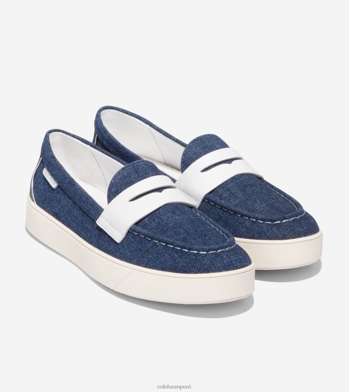 mujer mezclilla Cole Haan mocasines nantucket 2.0 penny calzado 8FVV91