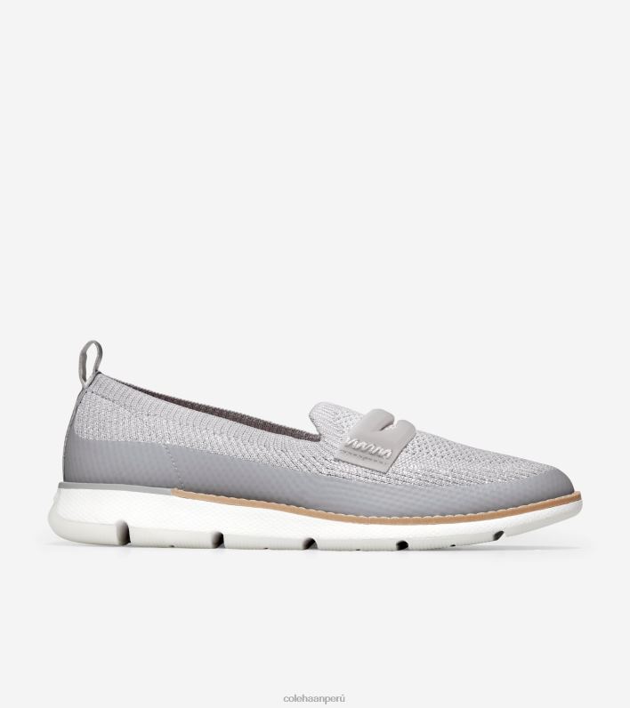 mujer microchip-plata-blanco stitchlite Cole Haan 4. mocasín zerogrand calzado 8FVV132
