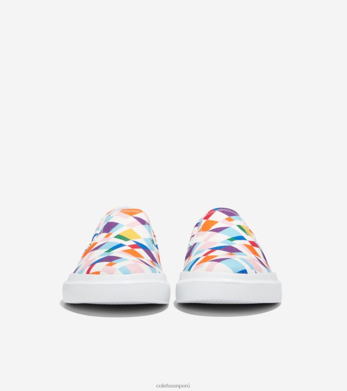 mujer orgullo multicolor Cole Haan tenis grandpro rally de lona sin cordones calzado 8FVV56