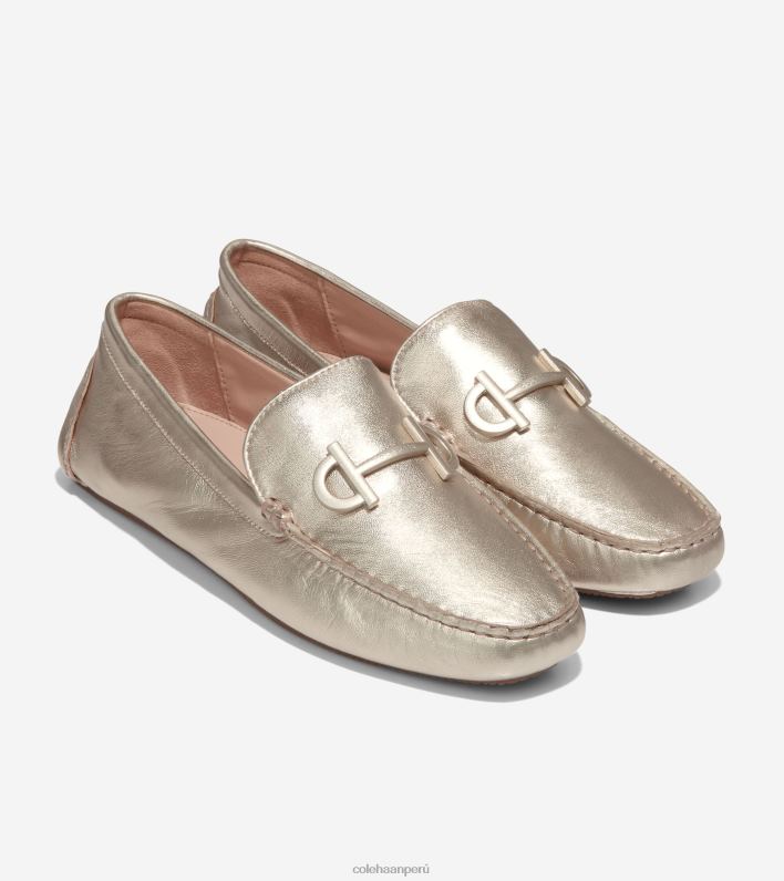 mujer oro Cole Haan tully conductor calzado 8FVV127