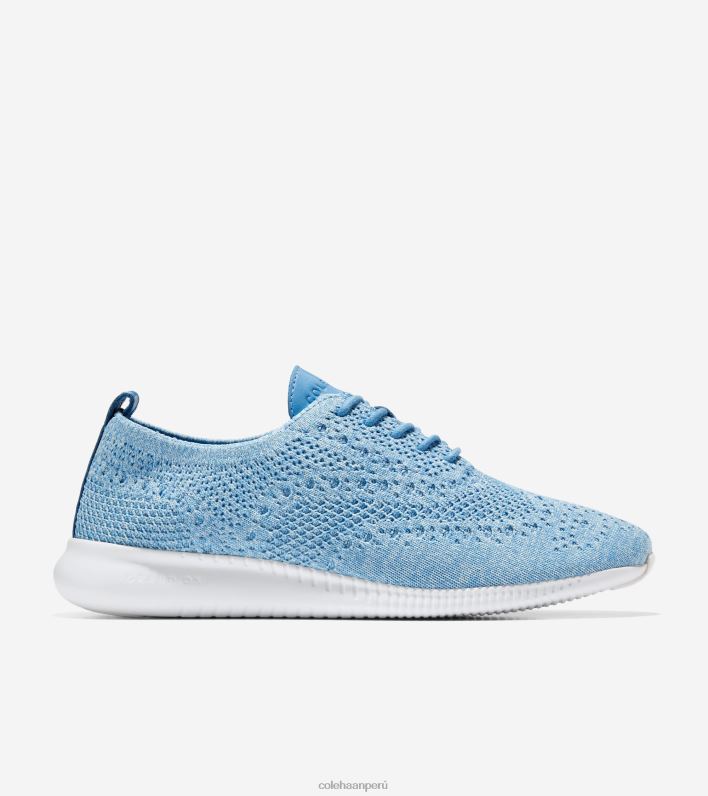 mujer azul celeste-blanco óptico stitchlite Cole Haan 2.zerogrand oxford calzado 8FVV45