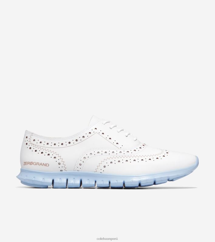 mujer blanco optic-azul oxford Cole Haan Oxford de punta de ala zerogrand calzado 8FVV153