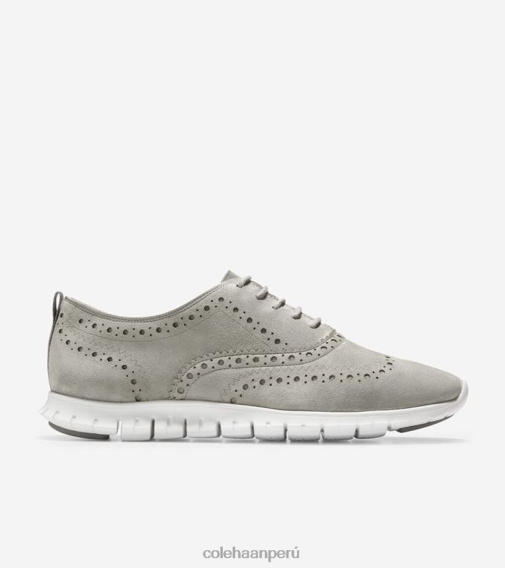 mujer ironstone ante-optic blanco Cole Haan Oxford de punta de ala zerogrand calzado 8FVV155