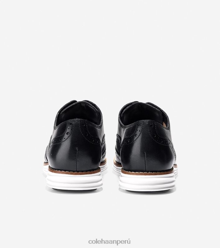 mujer negro-blanco óptico Cole Haan oxford de punta de ala grande original calzado 8FVV232