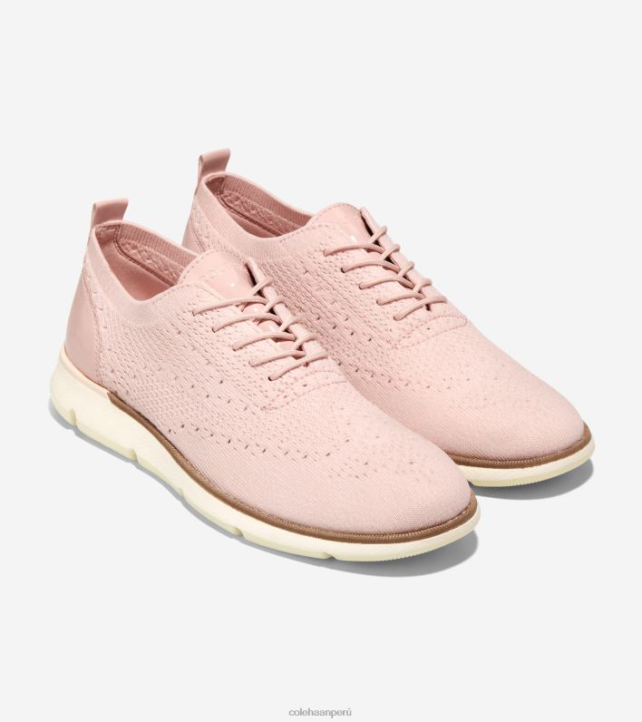 mujer rosa humo punto marfil stitchlite Cole Haan 4.zerogrand oxford calzado 8FVV104