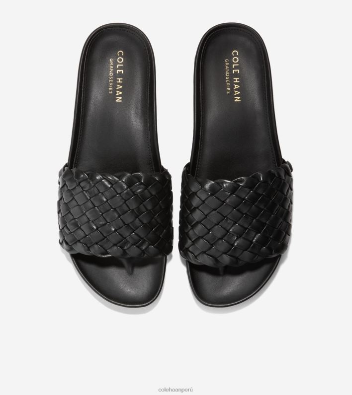 mujer cuero negro Cole Haan sandalias mojave calzado 8FVV50