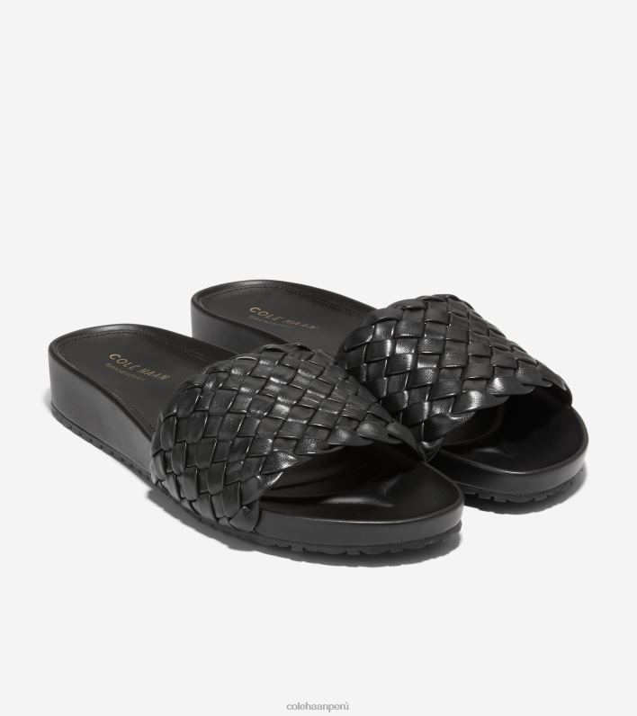 mujer cuero negro Cole Haan sandalias mojave calzado 8FVV50