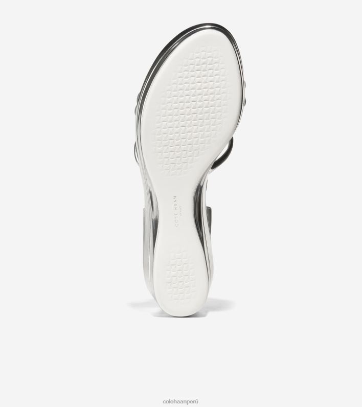 mujer espejo de plata Cole Haan cuña de plataforma plana de gran ambición addison calzado 8FVV116