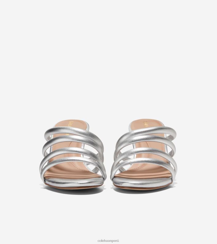 mujer plateado metalizado Cole Haan sandalia adella calzado 8FVV143