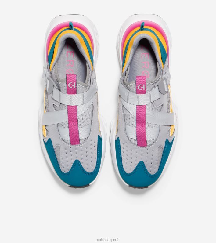 mujer aguanieve-marroquí azul-rosa violeta-blanco Cole Haan 5. Zapato para correr con correa de monje zerogrand calzado 8FVV248