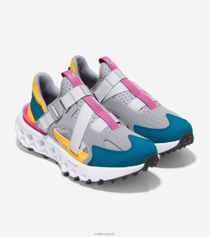 mujer aguanieve-marroquí azul-rosa violeta-blanco Cole Haan 5. Zapato para correr con correa de monje zerogrand calzado 8FVV248