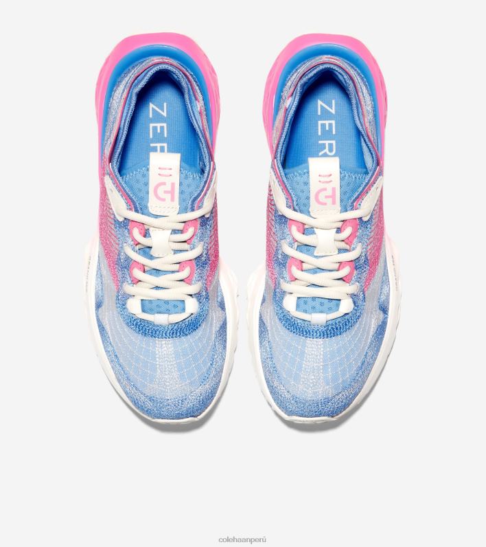 mujer azul celeste-azalea rosa-marfil Cole Haan 5.Zerogrand Zapatilla para correr con puntada bordada calzado 8FVV242