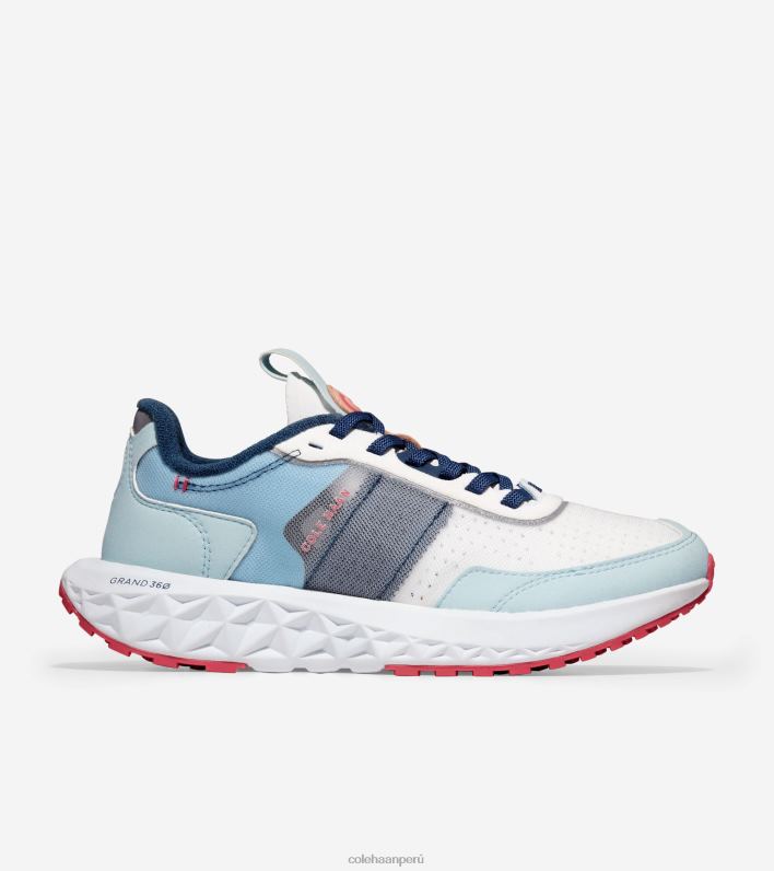 mujer azul oxford-blanco óptico Cole Haan cero gran velocidad iii calzado 8FVV58