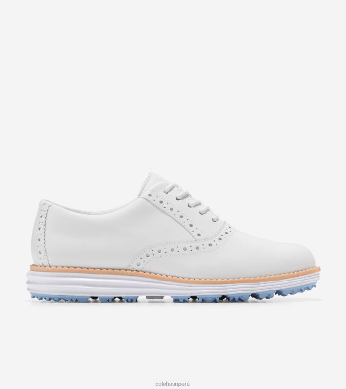 mujer blanco-azul-campana óptica Cole Haan Zapato de golf original Grand Shortwing calzado 8FVV212