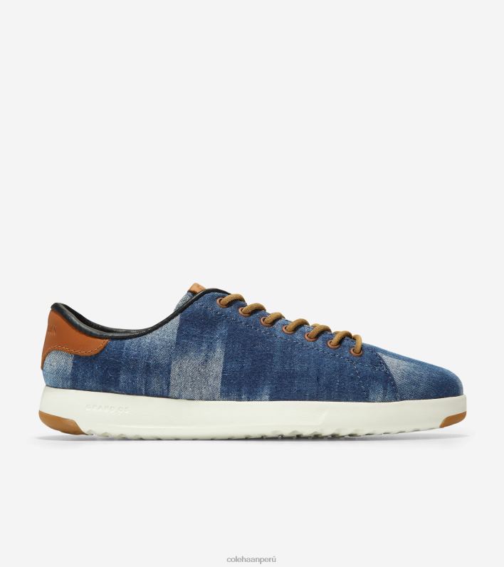 mujer estampado añil textil-mezquite cuero-marfil Cole Haan tenis grandpro calzado 8FVV148