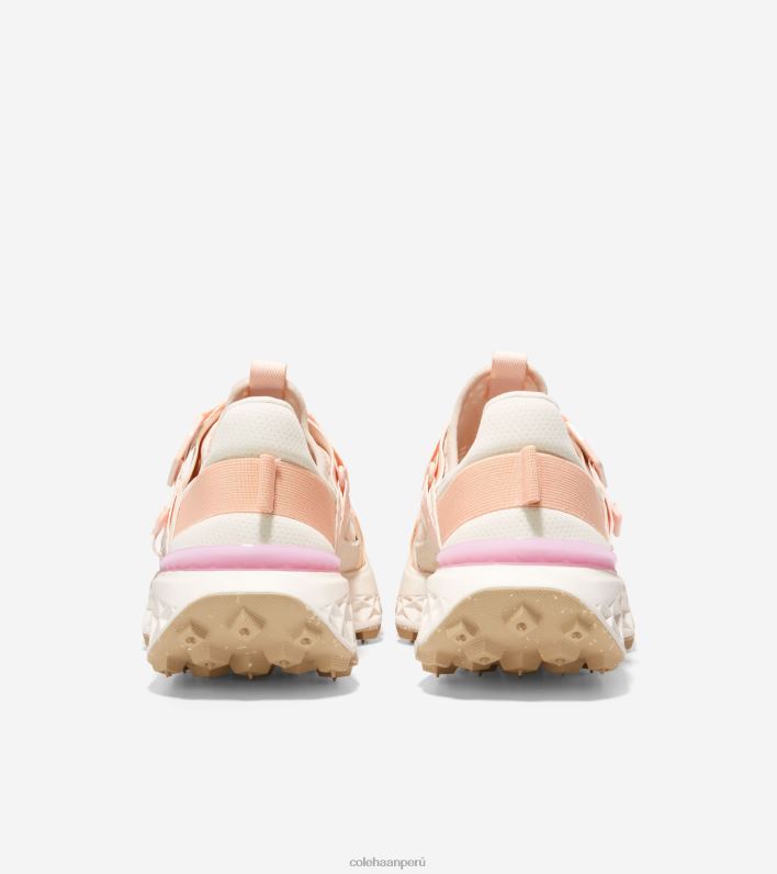 mujer plata peonía-melocotón fuzz-marfil Cole Haan 5. Zapato para correr con correa de monje zerogrand calzado 8FVV246