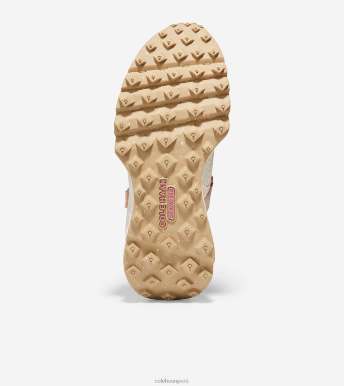 mujer plata peonía-melocotón fuzz-marfil Cole Haan 5. Zapato para correr con correa de monje zerogrand calzado 8FVV246