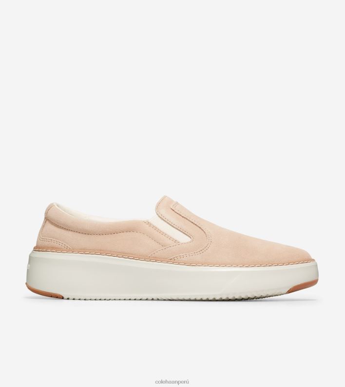 mujer sésamo ante-marfil-goma Cole Haan tenis sin cordones grandpro topspin calzado 8FVV238