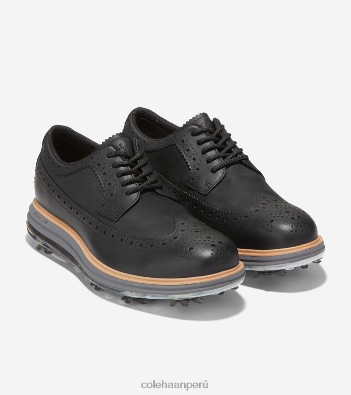 mujer tono negro-natural-tranquilo Cole Haan zapato de golf original grand tour calzado 8FVV201